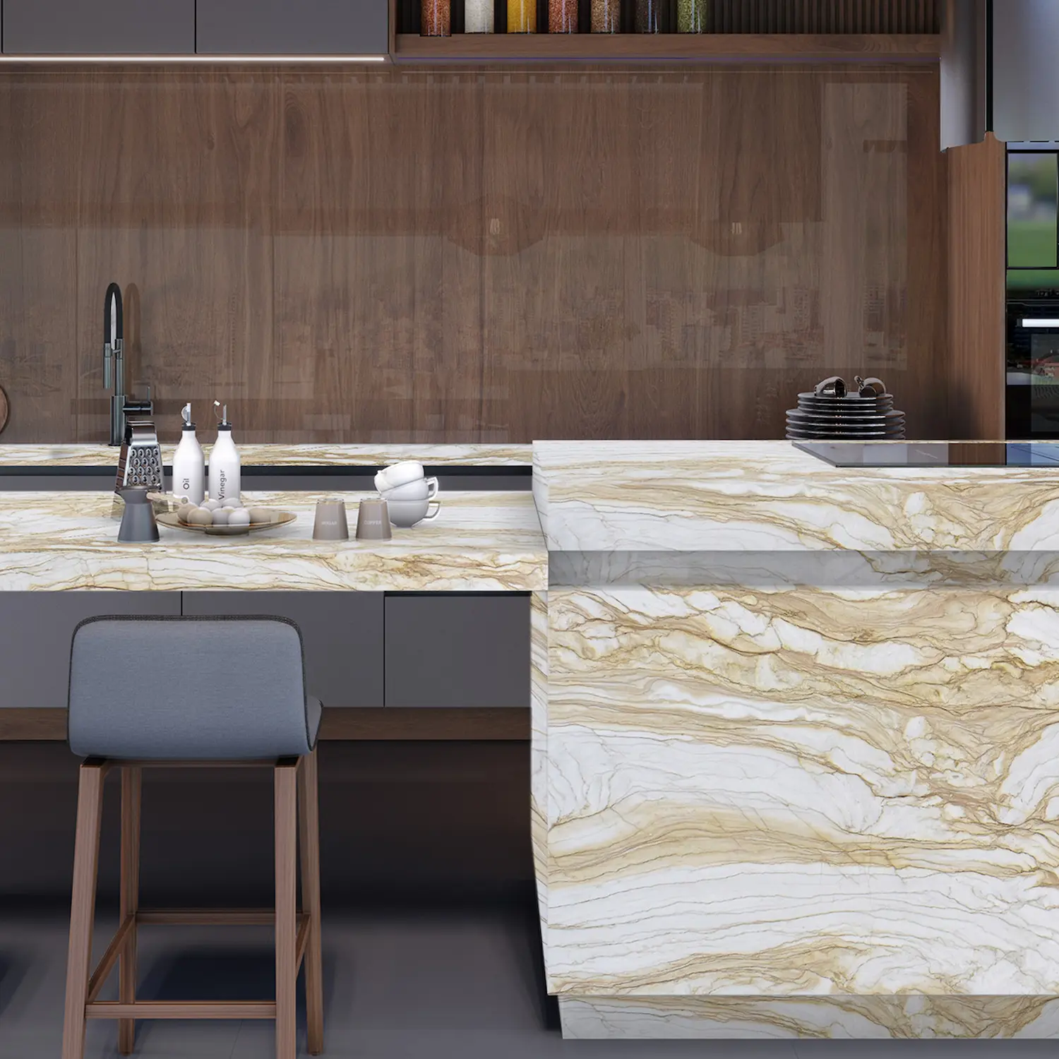 Pedras naturais no design de interiores